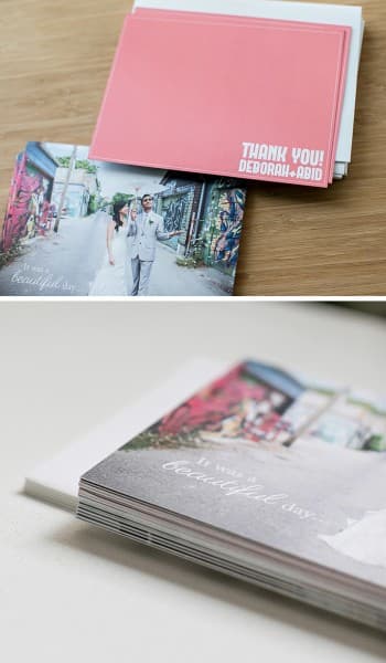 WEDDING THANK YOU CARDS